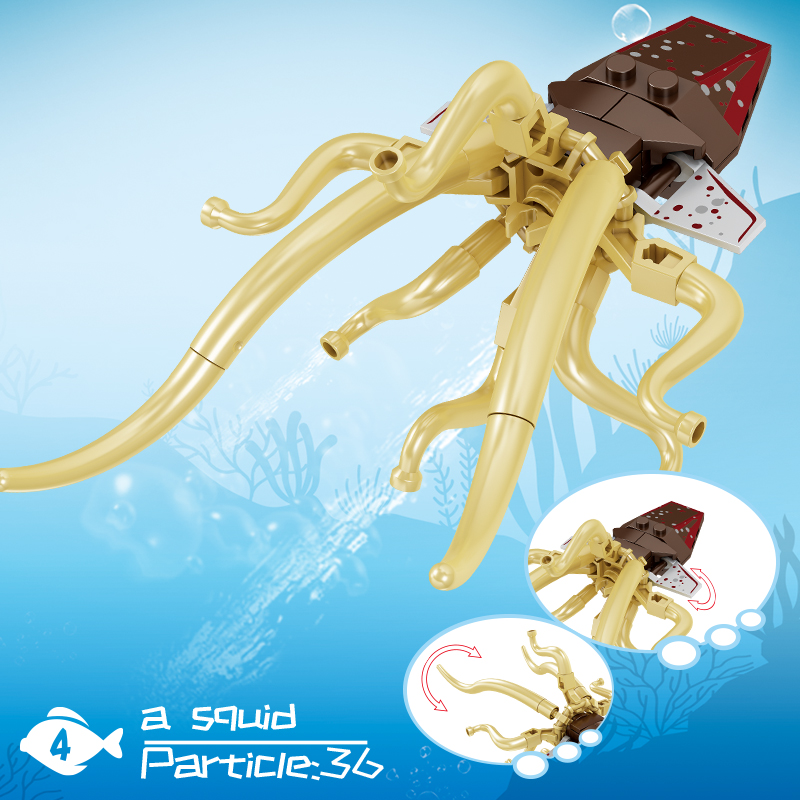 Tech Diving Accessories - Serie Ocean World, Mini Blocchi da