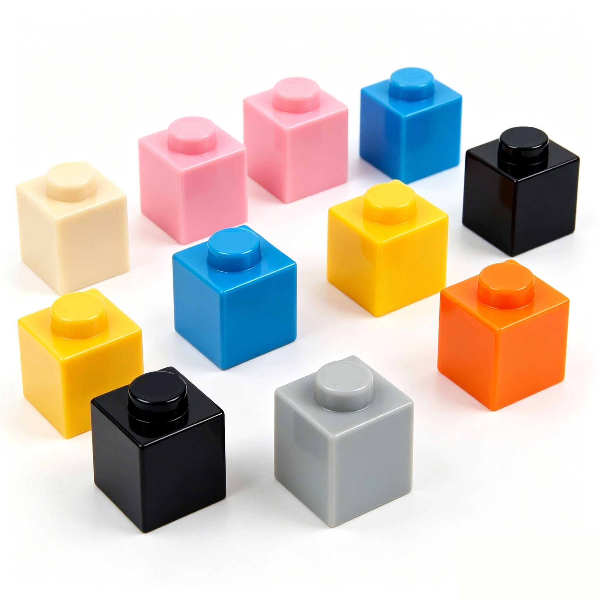 Tech Accessories Gifts - 10 Pezzi Mattoncini 3005 1x1, Blocchi