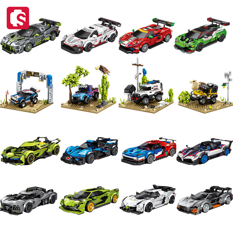 Tech Diving Accessories - SEMBO Sport Car Building Blocks MOC