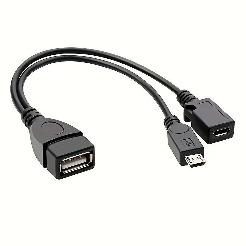 Tech Accessories Store - Adattatore splitter da USB a micro