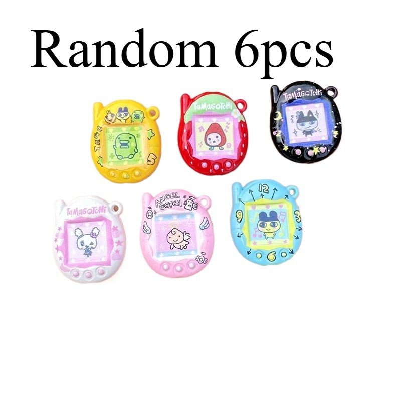 Kawaii Tech Accessories - 1/3/6 pz. Accessori per perline Tamagotchi,