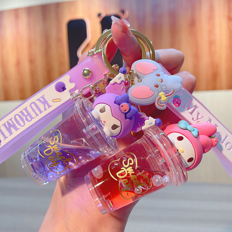 Kawaii Tech Accessories - Portachiavi Sanrio Kuromi Melody Quicksand, simpatico