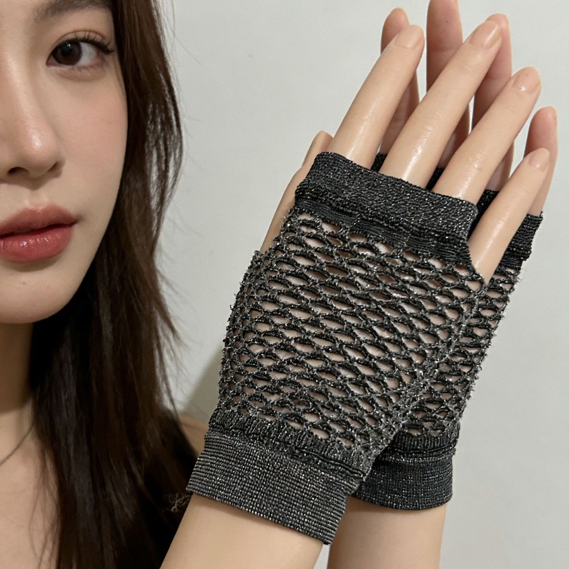 Tech Accessories Photo - Guanti Senza Dita in Rete Stile
