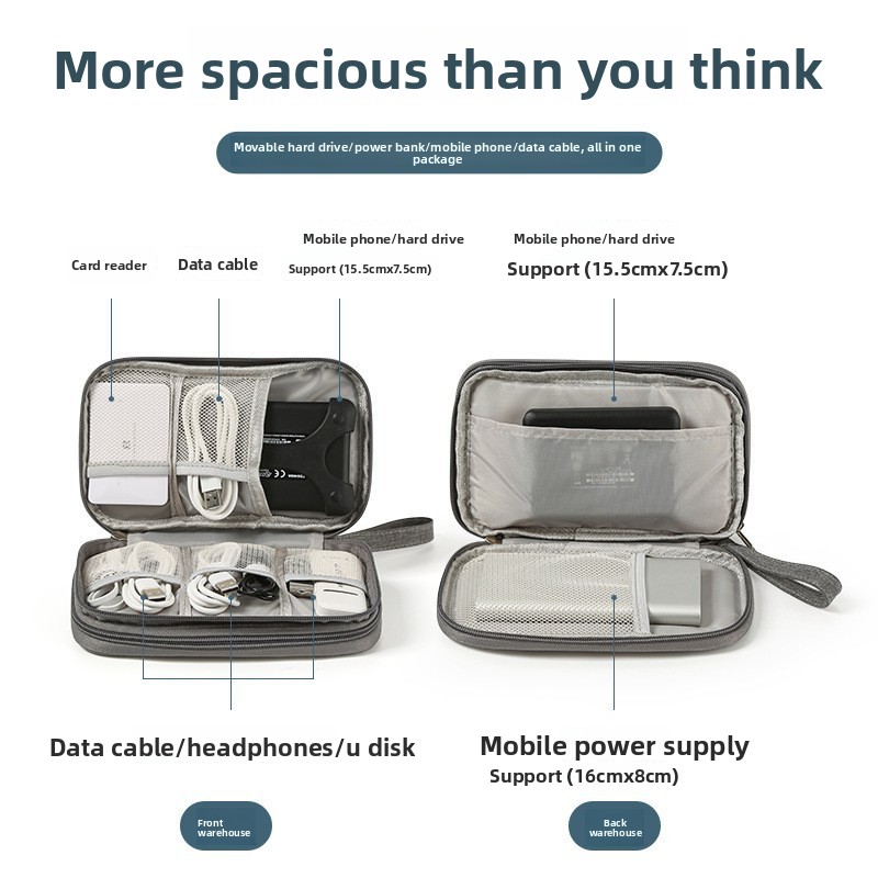 Borsa Organizer per Cavi Digit - Tech Accessories Travel Organizer Pouch recensione e prezzo