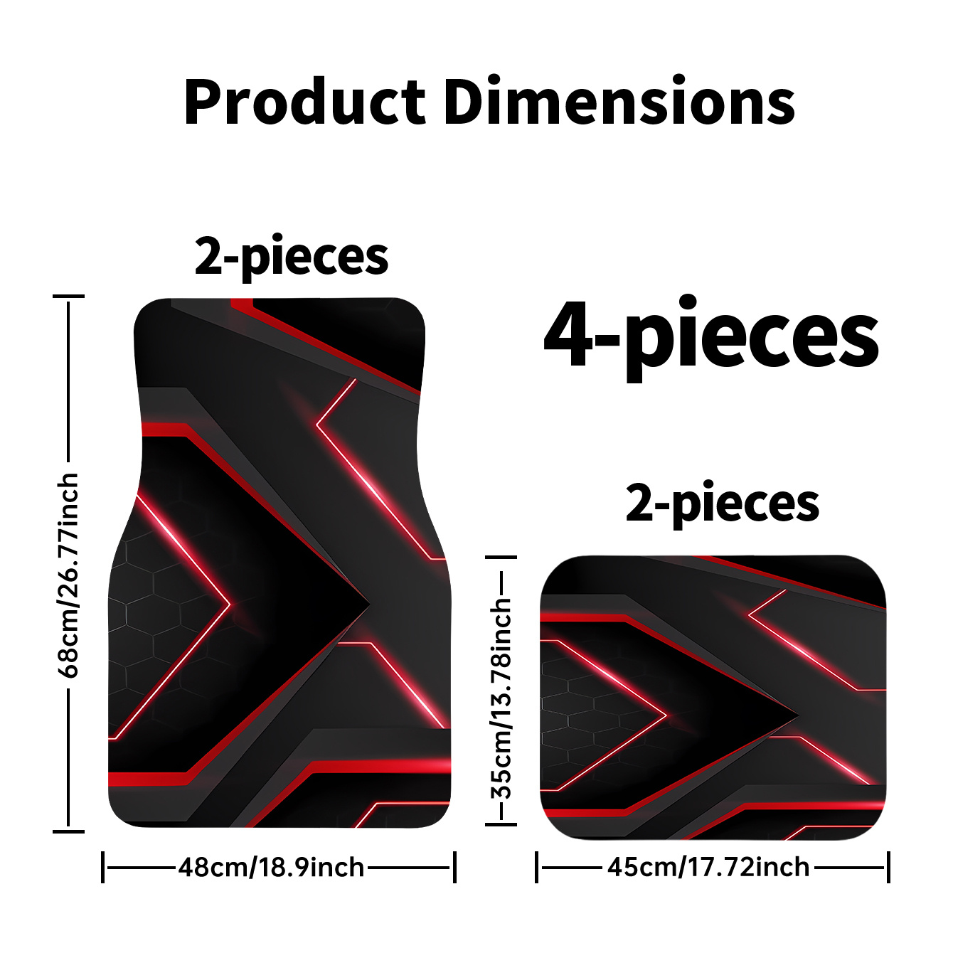 Set di 4 tappetini per interni - Tech Inspired Accessories recensione e prezzo